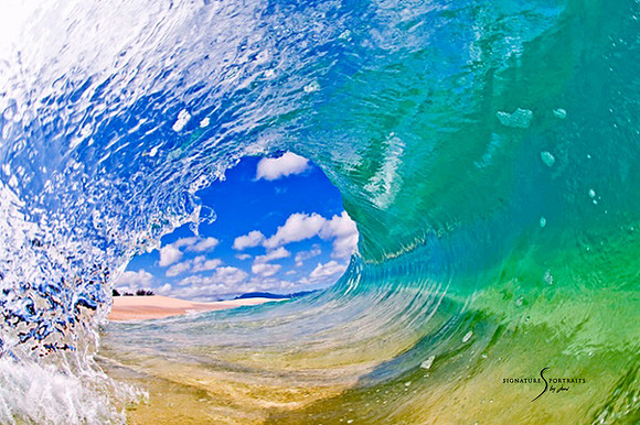 inside a wave